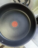 特福（Tefal）平底鍋家用牛排不粘煎鍋少油煙有鈦煎餅鍋電磁爐燃氣灶通用24cm 曬單實拍圖