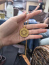 興穎古法金包銀旋轉(zhuǎn)八寶羅盤項(xiàng)鏈吊墜女鏤空鑲鉆圓牌掛墜鎖骨毛衣鏈 金1.2克-總重約14克-大號(hào)旋轉(zhuǎn)八寶羅盤 曬單實(shí)拍圖