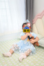 mlgt kids童裝女童愛(ài)莎公主裙2025夏季禮服女孩連衣裙兒童網(wǎng)紗裙子 藍(lán)色連衣裙+皇冠+魔法棒 110 （建議100-108cm3-4周歲左右 曬單實(shí)拍圖