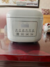 美的（Midea）電飯煲電飯鍋家用商用柴火飯多功能預(yù)約小型迷你煮飯2-3-4-5-8人大容量快煮飯不銹鋼內(nèi)膽不易粘鍋 0涂層 3L 母嬰級316L不銹鋼內(nèi)膽卡其灰偏白 曬單實拍圖
