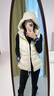 加拿大鵝（Canada Goose）【新品】Clair女士同色調徽標羽絨馬甲大鵝羽絨服 2333WT 9314  S 曬單實拍圖