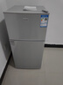 長(zhǎng)城（GREAT WALL FRIDGE）家用迷你小冰箱小型冷凍冷藏保鮮宿舍出租房辦公室節(jié)能省電雙開門電冰箱 銀色108L【一級(jí)能效 全國(guó)聯(lián)?！?曬單實(shí)拍圖
