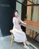 棉致杭州高端桑蠶絲連衣裙女夏季2025新款今年流行爆款小個(gè)子真絲裙子 淺粉色 L 曬單實(shí)拍圖