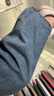 森馬（Semir）森柔牛仔|牛仔褲女港風(fēng)舒適闊腿褲顯瘦秋季女生長褲103524124001A 曬單實(shí)拍圖