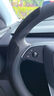TUSK適用于特斯拉方向盤套modely3煥新版保護翻毛皮四季通用吸汗配件 Model3/Y專用方向盤套【灰色】 曬單實拍圖