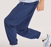 asics亞瑟士童裝春夏季男女童舒適防蚊褲輕薄防曬褲百搭運(yùn)動褲 0793深藍(lán) 160 cm 曬單實(shí)拍圖
