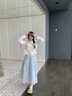 Pale memory品牌涼鞋女2025夏季新款包頭全牛皮不露腳趾厚底運(yùn)動(dòng)洞洞鞋 黃色 35 曬單實(shí)拍圖