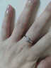 DRAGBOLL鉆戒女情侶對戒足銀戒指開(kāi)口調節可刻字結婚求婚送女友生日禮物 永恒誓言【閉口】下單備注號數 曬單實(shí)拍圖