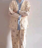 婧麒（JOYNCLEON）月子服純棉春秋孕婦可哺乳睡衣產(chǎn)前產(chǎn)后透氣舒適 藍XL Jyz154235 曬單實(shí)拍圖
