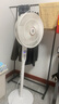 容聲（RONGSHENG）電風(fēng)扇交流定頻落地扇家用定時(shí)遙控風(fēng)扇大風(fēng)量立式節(jié)能搖頭電扇辦公輕音七葉電扇  RS-FX2402ARH 曬單實(shí)拍圖