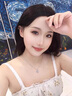 法蔻羽你相伴莫桑鉆項鏈女2025新款吊墜生日七夕情人節(jié)禮物 琉璃石羽毛項鏈 曬單實拍圖