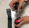 鹿途一拖二汽車(chē)安全帶鎖柄插座延長(cháng)帶 后排中間保險帶底座鎖扣2.1cm 一拖二延長(cháng)帶 曬單實(shí)拍圖