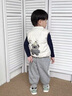 G.DUCKKIDS小黃鴨童裝羽絨馬甲秋冬季新款嬰幼兒衣服男寶寶白鴨絨背心外出服 米色 80尺碼9-12個(gè)月建議寶寶75-85cm 曬單實(shí)拍圖