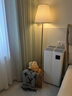 宜家（IKEA）ARSTID奧思迪復(fù)古經(jīng)典臺(tái)燈臥室燈裝飾床頭燈 黃銅/白色落地?zé)?E27燈泡806流明 曬單實(shí)拍圖