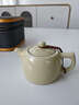 夏至南閣汝窯茶壺家用井欄壺230ml泡茶壺冰裂釉陶瓷單壺汝瓷開(kāi)片功夫茶具 米黃汝窯井欄壺230ml 曬單實(shí)拍圖