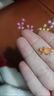 糜嵐 MIELANAT可愛(ài)夜光迷你小烏龜桌面小擺件行李箱收納裝飾微縮玩具模型配件 超迷你小烏龜10個(gè)混裝:袋裝 曬單實(shí)拍圖