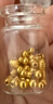 喜上眉梢喜飾黃金古法金珠999足金散珠硬金光面磨砂轉(zhuǎn)運珠路路通圣誕禮物 5mm重工古法珠約兩顆 1g 曬單實拍圖