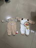 迪迪熊日記（DIDIXIONGRIJI）2件裝嬰兒衣服春季長(cháng)袖連體衣純棉新生兒0-3個(gè)月寶寶哈衣春秋裝四 長(cháng)袖(小咖龍+咖色條紋蛇） 80cm 適合體重19-23斤內 曬單實(shí)拍圖