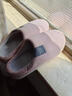 梵昇昱棉拖鞋男女士2026新款家用春秋季厚底室內保暖大碼拖鞋男款春天 粉色 38-39 曬單實(shí)拍圖