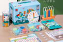 得力（deli）1-2年級小學(xué)數學(xué)學(xué)具套裝教材同步計數器計數棒立體幾何知識卡片學(xué)習卡開(kāi)學(xué)季文具22件套  曬單實(shí)拍圖