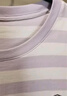 蕉內(nèi)（Bananain）王一博同款305H純棉睡衣男女士100%棉情侶家居服短袖短褲套裝夏季 【長褲款條紋女】粉紫橫條紋 S 曬單實拍圖
