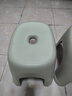 維簡(jiǎn)（Vilscijon） 凳子小板凳家用兒童塑料矮凳客廳浴室換鞋凳防滑椅子 薄荷綠大號 曬單實(shí)拍圖