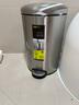EKO腳踏式垃圾桶8L雅鋼家用衛(wèi)生間廚房不銹鋼大號(hào)EK9361張若昀同款 曬單實(shí)拍圖