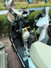HAWEIWIND電動(dòng)車手機(jī)架小頭盔電瓶車外賣導(dǎo)航支架遮陽防抖自行車騎行支架 咖色+咖色頭盔【鏡座款】 曬單實(shí)拍圖