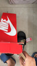 耐克NIKE女子拖鞋 NIKE OFFCOURT SLIDE 運動(dòng)鞋 BQ4632-011 白黑38 曬單實(shí)拍圖
