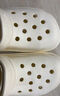 名創(chuàng)優(yōu)品（MINISO）洞洞鞋男夏季外穿沙灘涼鞋防滑厚底踩屎感包頭涼拖鞋黑色44-45 曬單實(shí)拍圖