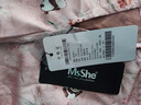 MsShe【新中式國風緞面小衫】大碼女裝2025夏裝胖mm印花中長上衣 柔霧粉色25年8月10日到貨 2XL 曬單實拍圖