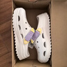 斯凱奇（Skechers）女鞋洞洞鞋涼鞋增高厚底耐磨沙灘拖鞋小怪獸包頭洞洞鞋111581 白色/多彩色/WMLT 39 曬單實(shí)拍圖