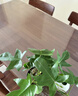 梓晨實木茶幾桌墊高級感桌面保護(hù)墊透明桌布軟玻璃餐桌墊防燙隔熱墊子 透明4.0-厚1.5MM【 加厚耐高溫】 80X130cm 曬單實拍圖