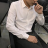 紅豆DP成衣純棉免燙襯衫男士春秋商務(wù)休閑職業(yè)工裝彈力抗皺襯衣可機洗 GC999淺藍 (純棉免燙) 41 碼【145-160斤】 曬單實(shí)拍圖