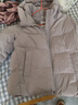 坦博爾新款面包羽絨服女短款連帽簡(jiǎn)約休閑百搭外套TBF330332D 玫瑰灰 XL (175) 曬單實(shí)拍圖