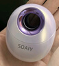 索愛（soaiy）GD51 開放式AI智能掛耳式藍(lán)牙耳機(jī)長續(xù)航不入耳跑步音樂通話降噪蘋果華為小米手機(jī)通用 魅紫風(fēng)尚 曬單實(shí)拍圖
