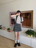 EXULL依思Q2025年夏季新款女鞋樂福鞋百搭學(xué)院風(fēng)通勤單鞋厚底圓頭黑色小皮鞋 黑色【時尚百搭】 37 曬單實拍圖