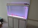 森森（SUNSUN）大型魚(yú)缸底過(guò)濾水族箱客廳家用落地玻璃生態(tài)金魚(yú)缸 超白款升級(jí)底濾 1.2米長(zhǎng)35cm寬（黑白可選） 曬單實(shí)拍圖