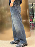 Levi's李維斯25年新款男士美式復(fù)古Clean Fit578闊腿直筒牛仔褲 藏青色 32 (32) 曬單實(shí)拍圖