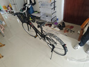 美昱 城市通勤自行車(chē)女士成人親子單車(chē)男學(xué)生車(chē)單速輕便實(shí)心胎代步車(chē) 防捷-豪華版-復古黑-充氣胎 26寸【建議身高160-180cm】 曬單實(shí)拍圖