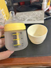 小雅象防脹氣玻璃奶瓶新生兒0-3個(gè)月嬰兒奶瓶 160ml S號(hào)奶嘴（標(biāo)準(zhǔn)款） 曬單實(shí)拍圖