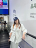 班尼路（Baleno）2025新款純棉襯衫外套女裝長(cháng)袖上衣服秋季時(shí)尚小花寬松休閑襯衣女 曬單實(shí)拍圖