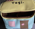 Tagi.機靈小房子防水皮質(zhì)便攜洗漱包大容量便攜收納包化妝包-芝士海鹽 曬單實(shí)拍圖