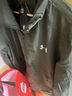 安德瑪春秋季薄款立領(lǐng)外套純色防風(fēng)加絨風(fēng)衣夾克休閑戶(hù)外寬松大碼男裝 軍綠春秋款 XL 曬單實(shí)拍圖
