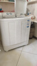 海爾（Haier）雙桶洗衣機(jī)半自動(dòng) 家用大件洗 12公斤大容量 一級(jí)能效省水電 以舊換新 雙缸 原廠品質(zhì)XPB120-81D2 曬單實(shí)拍圖
