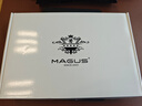MAGUS 適用三星平板s10 fe保護套s10lite/s9/s9fe保護殼全包防摔帶筆槽可旋轉亞克力鋼化膜觸控筆套裝黑 曬單實(shí)拍圖