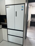 美的（Midea）M60系列520純平全嵌法式多門四開門家用冰箱超薄雙系統(tǒng)循環(huán)大容量制冰BCD-520WUFPZM(E)白國(guó)家補(bǔ)貼 曬單實(shí)拍圖