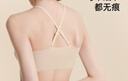 ubras七夕禮物無(wú)尺碼云感托無(wú)痕透氣細(xì)肩帶內(nèi)衣女吊帶文胸罩粉底液 裸感膚色 均碼 -常規(guī)版A-C杯（90-130斤） 曬單實(shí)拍圖