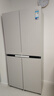 美的（Midea）首創(chuàng  )45cm超薄嵌入餐邊柜家用客廳冰箱左餐右廚大容量底部散熱十字四開(kāi)門(mén)國家補貼BCD-427WUSGPZM 曬單實(shí)拍圖