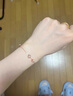 周大生小蠻腰手鏈女生ins小眾設(shè)計(jì)感手飾送女友生日禮物 小蠻腰圓餅銀手鏈 曬單實(shí)拍圖